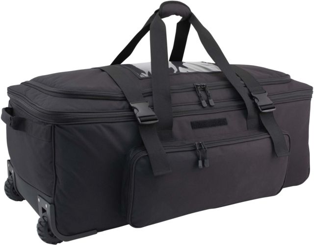 Mercury Tactical Expandable Rolling Deployment Bag Black TAA - Mercury Tactical