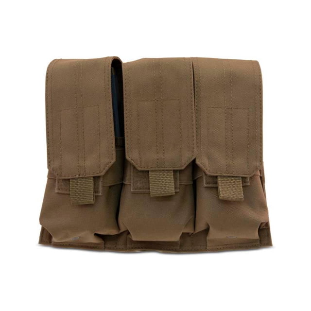 Mercury Tactical Gear Triple Stacked Mag Pouch Coyote - Mercury Tactical Gear