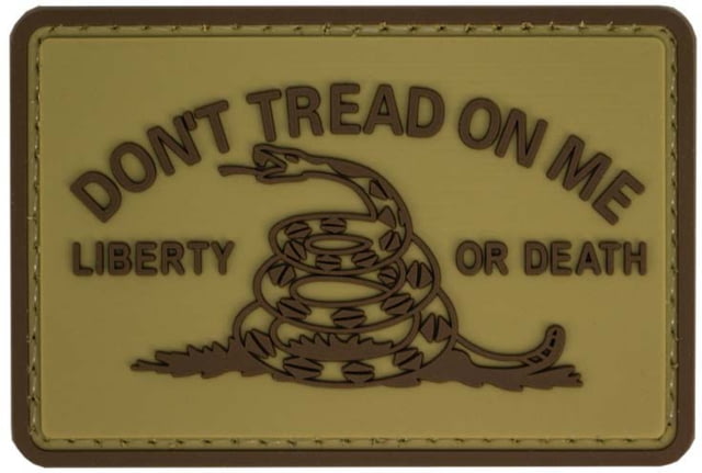 Merica Life Don't Tread on Me Patch Coyote 3 x 2 - Merica Life