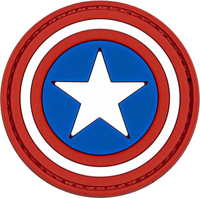 Merica Life Star Shield PVC Patch Red/White/Blue 3 - Merica Life