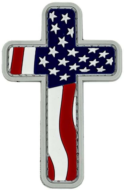 Merica Life US Flag Cross Patch 2.2 x 3.8