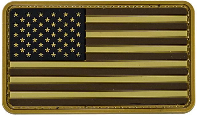 Merica Life US Flag Forward PVC Patch Coyote 3 x 2 - Merica Life