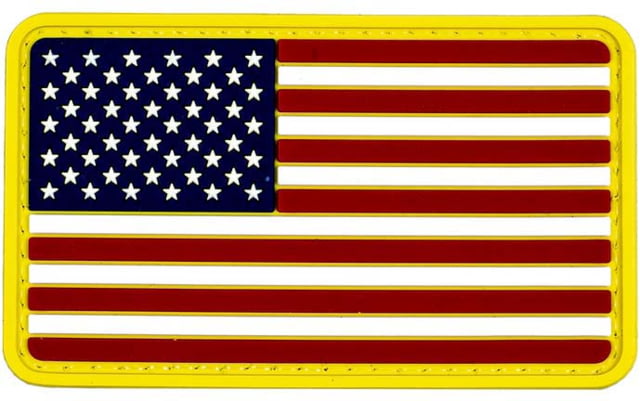 Merica Life US Flag Forward PVC Patch Red/White/Blue 3 x 2 - Merica Life