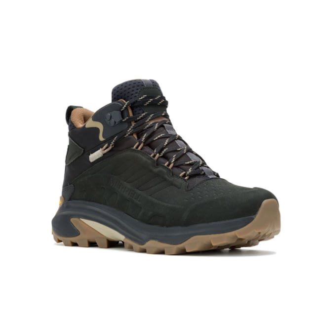 Merrell Merrell Moab Speed 2 Leather Mid WP Hiking Shoes - Men's Black 8 US - $194.95 at Optics Planet