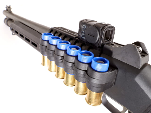 Mesa Tactical SureShell Polymer Carrier and Reflex Mount Benelli M4 6-Shell 12 Gauge Aimpoint Acro Black - Mesa Tactical