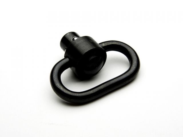 Mesa Tactical Push Button Sling Swivel for 1.25 in Webbing Black - Mesa Tactical