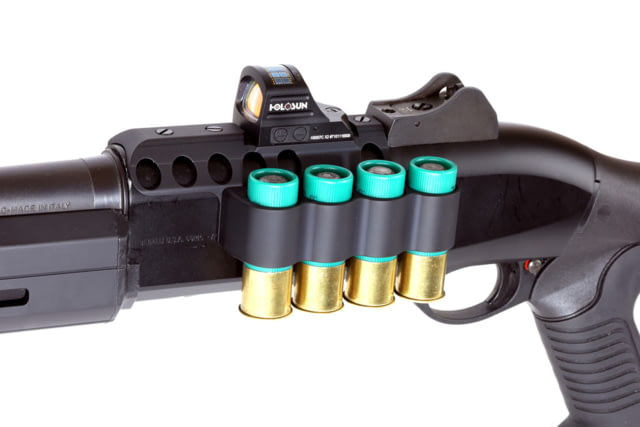 Mesa Tactical SureShell Alum Carrier and Reflex Mount for Ben M2 Tactical 4-Shell 12-GA Trijicon RMR 4.5 in Black - Mesa Tactical
