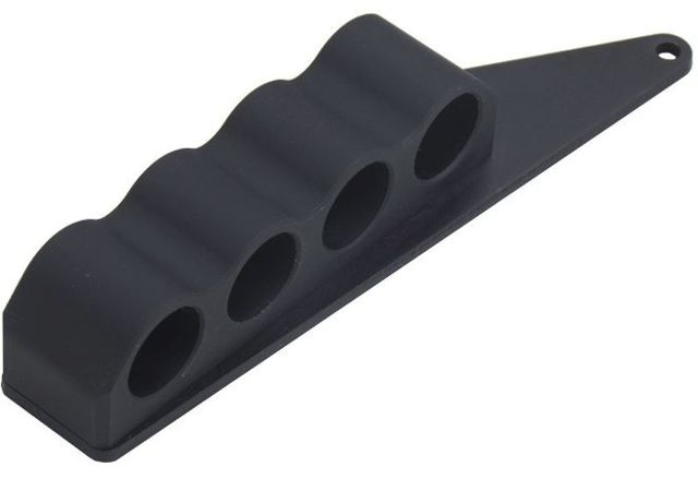 Mesa Tactical SureShell Aluminum Carrier for Moss 500/590 and Mav 88 20-GA Black 4-Shell - Mesa Tactical