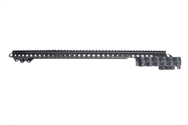 Mesa Tactical SureShell Polymer Carrier and Saddle Rail for Rem 870/1100/11-87 6-Shell 12-GA 20 in no clamp Black - Mesa Tactical