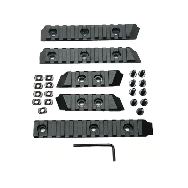 Meta Tactical M-Lok Picatinny Accessory Rails Kit Black - Meta Tactical