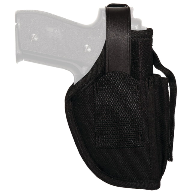 Michaels Of Oregon Uncle Mikes Sidekick IWB/OWB Holster with Mag Pouch Size 16 Kodra Black Ambi - Uncle Mikes