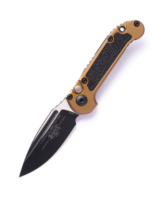 Microtech 2023 Ludt Standard 3.5in Automatic Folding Knife Automatic Folder Tan/Black - Microtech