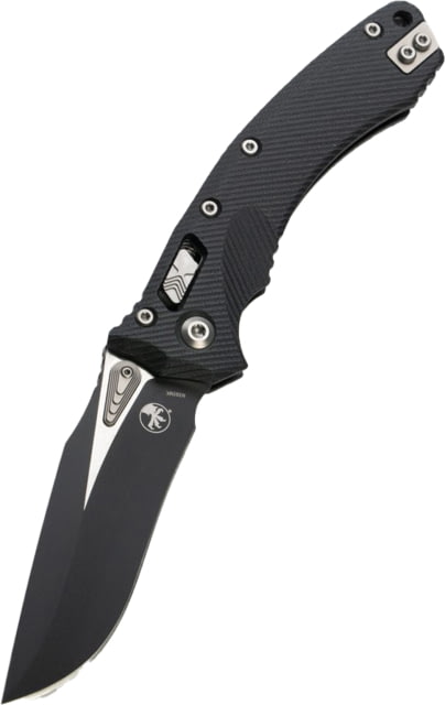 Microtech Amphibian Ram-Lok Black STD G-10 3.875in Folding Knife Black - Microtech