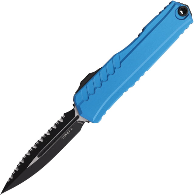 Microtech Auto Cypher II D/E OTF FS Blue MCT - Microtech Knives