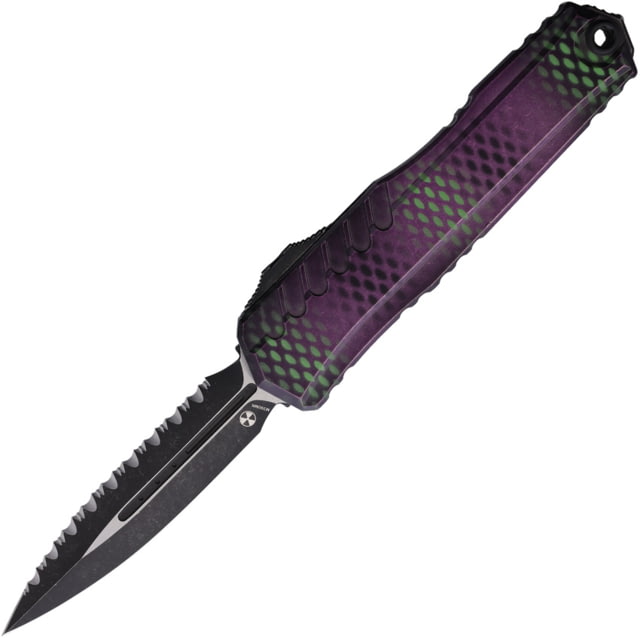 Microtech Auto Cypher II D/E OTF FS Purp MCT - Microtech Knives