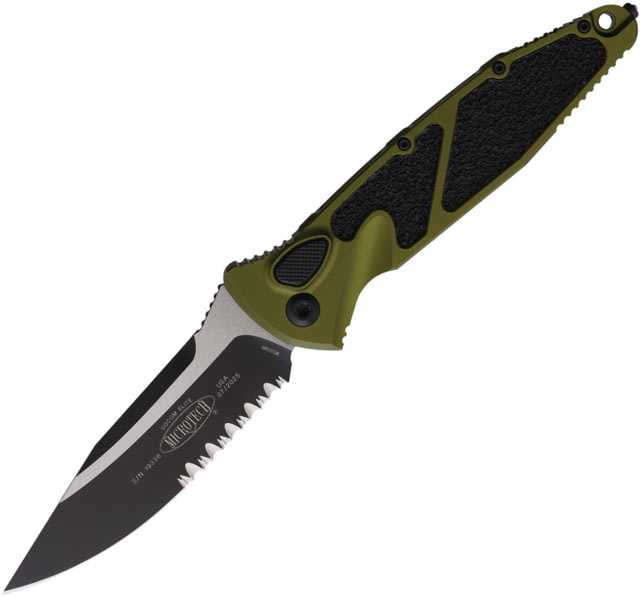 Microtech Auto Socom Elite Buttonlock OD MCT - Microtech