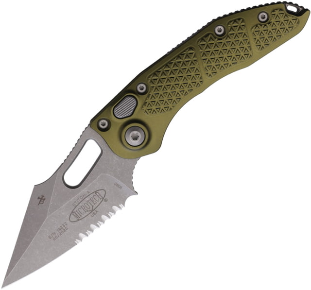 Microtech Auto Stitch Button Lock OD MCT - Microtech Knives
