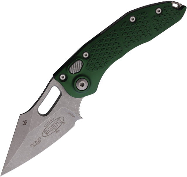 Microtech Auto Stitch S/E Button Lock AP MCT - Microtech Knives