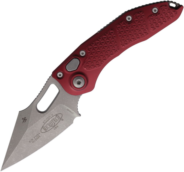 Microtech Auto Stitch S/E Button Lock AP MCT - Microtech Knives