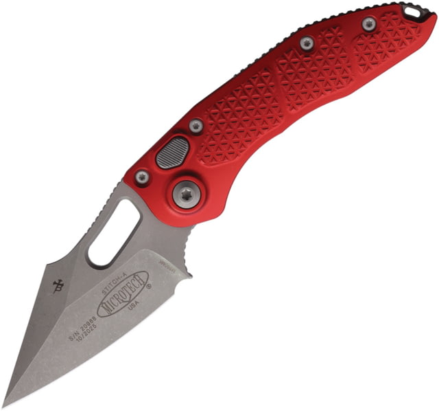 Microtech Auto Stitch S/E Button Lock AP MCT - Microtech Knives