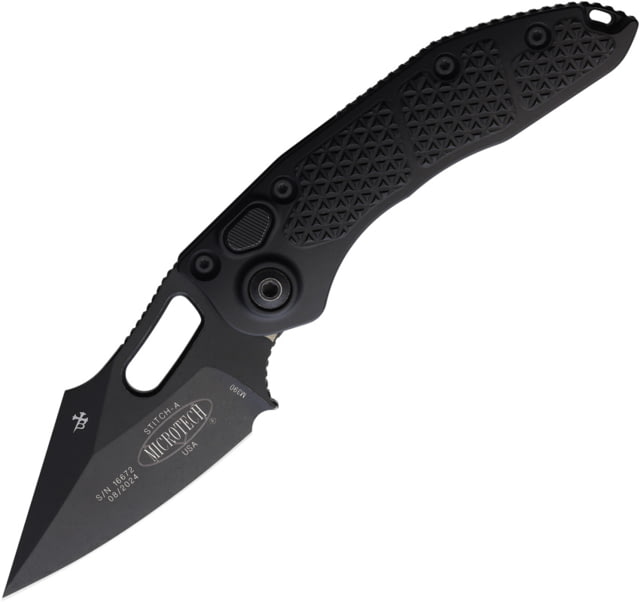 Microtech Auto Stitch S/E Button Lock AP MCT - Microtech Knives