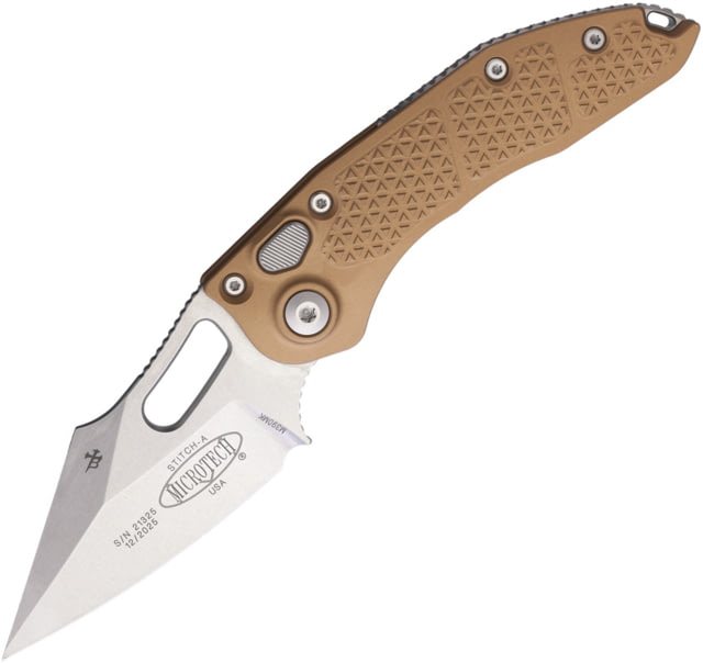 Microtech Auto Stitch S/E Button Lock MCT - Microtech Knives