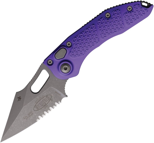 Microtech Auto Stitch S/E Button Lock PP MCT - Microtech Knives