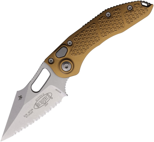 Microtech Auto Stitch S/E Button Lock SW MCT - Microtech