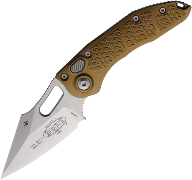 Microtech Auto Stitch S/E Button Lock Ta MCT - Microtech