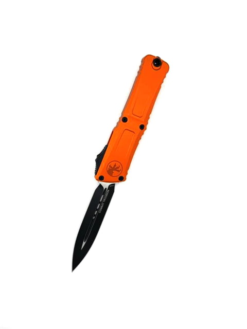 Microtech Combat Troodon Gen III D/E Standard 4in Automatic Folding Knife OTF Orange/Black - Microtech