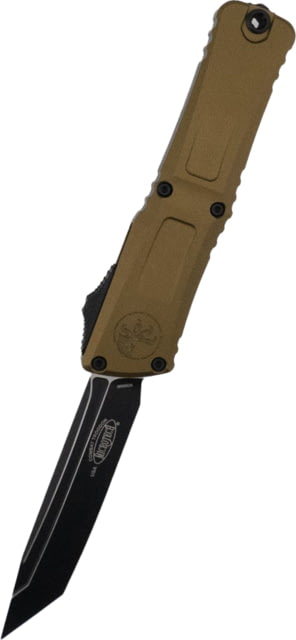 Microtech Combat Troodon Gen III T/E Black Standard 4in Folding Knife Tan - Microtech