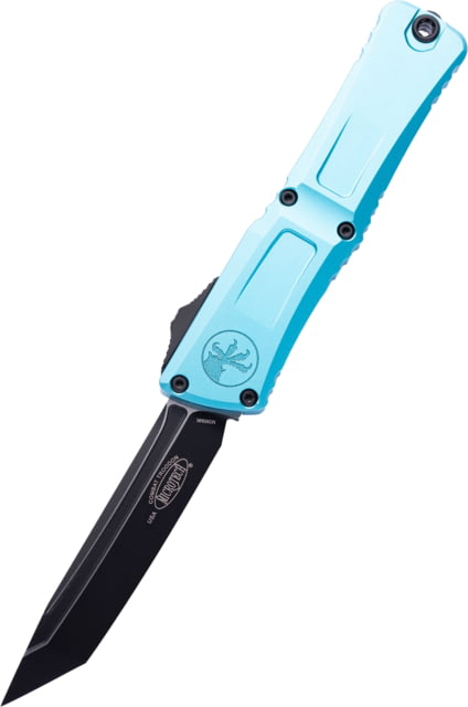 Microtech Combat Troodon Gen III T/E Black Standard 4in Folding Knife Turquiose - Microtech