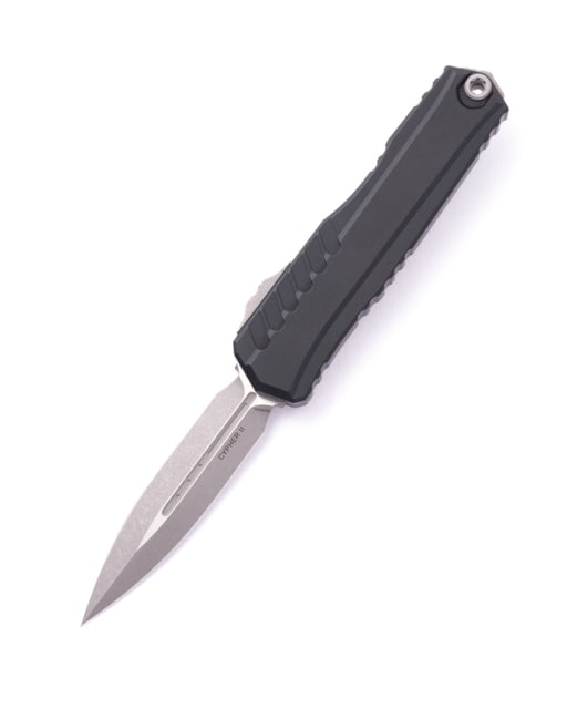 Microtech Cypher II D/E Apocalyptic Standard Automatic Folding Knife 3.55in M390MK Steel - Microtech