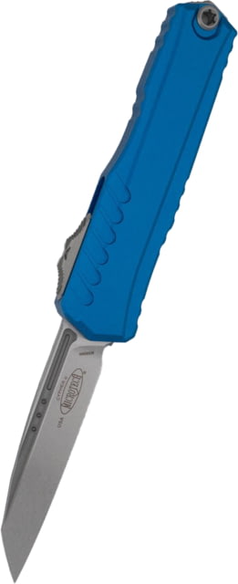 Microtech Cypher II S/E Standard 3.55in Folding Knife Blue Stonewash - Microtech