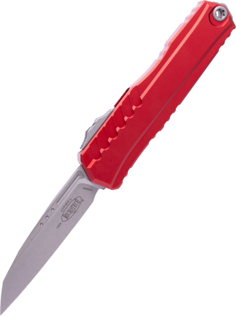 Microtech Cypher II S/E Standard 3.55in Folding Knife Red Apocalyptic