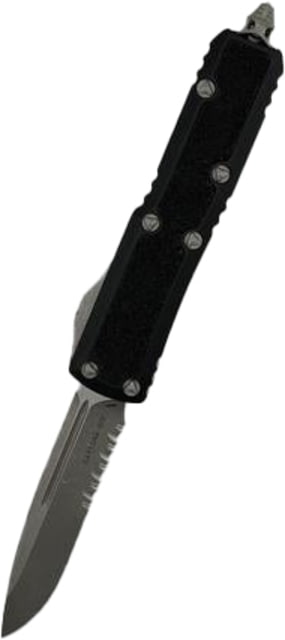 Microtech Daytona S/E Apocalyptic Part Serrate Signature Series 25in Folding Knife Black - Microtech Knives