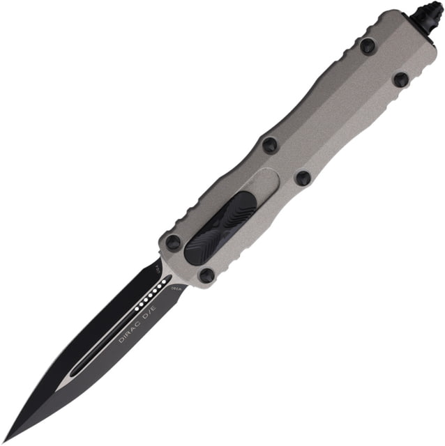 Microtech Dirac D/E Black Standard 2.875in Folding Knife Turquoise - Microtech