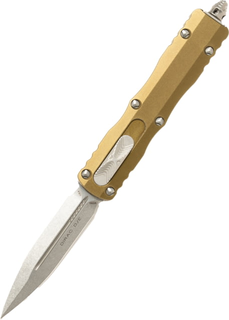 Microtech Dirac D/E Standard Full Serrate 2.875in Folding Knife Od Green - Microtech