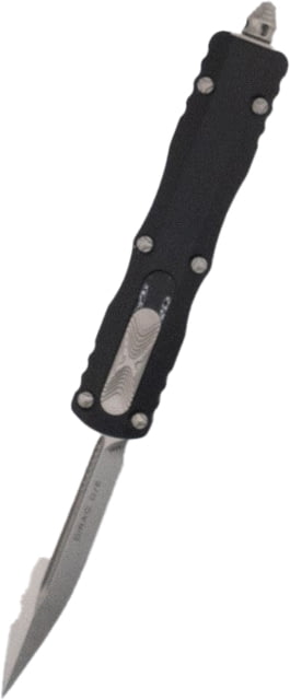 Microtech Dirac D/E Stonewash Standard 2.875in Folding Knife Black - Microtech