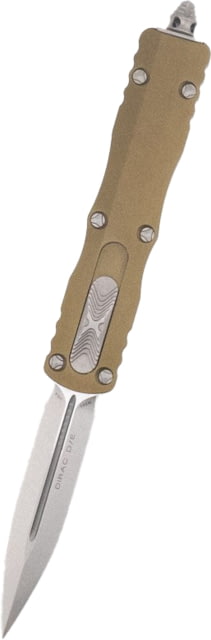 Microtech Dirac D/E Stonewash Standard 2.875in Folding Knife Od Green - Microtech