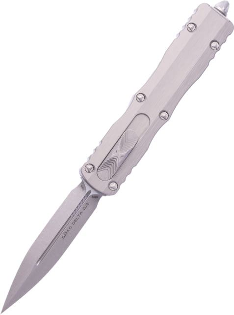 Microtech Dirac Delta D/E Apocalyptic Standard 3.75in Folding Knife Natural Clear