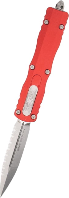 Microtech Dirac Delta D/E Black Standard 3.75in Folding Knife Red - Microtech