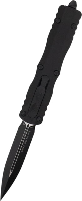 Microtech Dirac Delta D/E Blk Tactical Standard 3.75in Folding Knife Black - Microtech