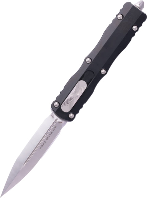 Microtech Dirac Delta D/E Satin Standard 3.75in Folding Knife Black - Microtech