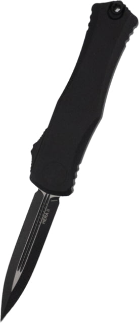 Microtech Hera II D/E Tactical Standard 4.01in Folding Knife Black - Microtech