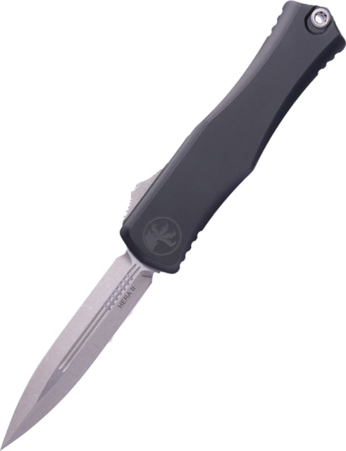 Microtech Hera II Full Size D/E Apocalyptic Standard 4.01in Folding Knife Black - Microtech