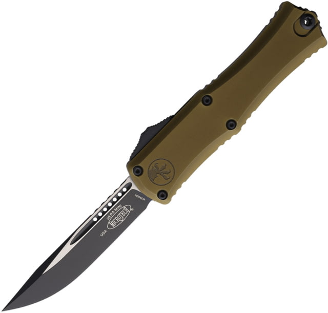 Microtech Hera II Mini S/E Black Standard 2.9 Folding Knife Od Green - Microtech
