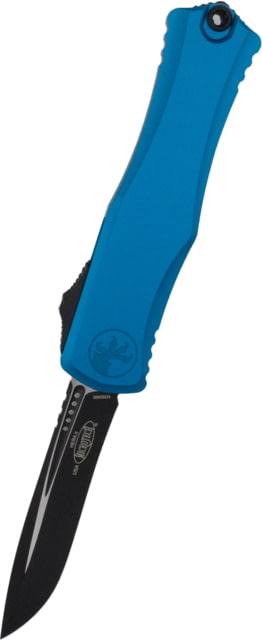 Microtech Hera II Recurve Black Standard 4.01in Folding Knife Blue - Microtech