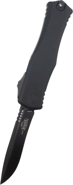 Microtech Hera II Recurve Standard DLC Blade/Hardware Signature Series 4.01in Folding Knife Black - Microtech