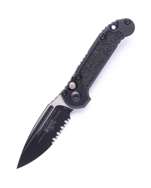 Microtech L.U.D.T. S/E Gen III Tactical Partial Serrated 3.5in Automatic Folding Knife Automatic Folder - Microtech
